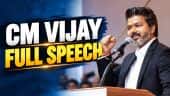 CM Vijay Full Speech | Modi | Chennai | CM vijay | TVK