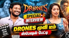Drones படக்குழுவின் சுவாரஸ்யமான பேட்டி! | Siddhi Idnani | Anjali Nair | Dravid Selvam