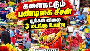 தோவாளை, திண்டுக்கல் சந்தையில் பூக்கள் விலை விர்.... Flowe rPriceI ncrease Kanniyakumari Market