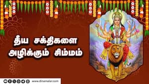 தீய சக்திகளை அழிக்கும் சிம்மம்   