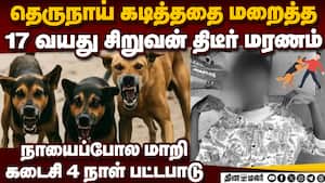 நாயைபோல மாறிய சிறுவன் ராமநாதபுரத்தில் பகீர் சம்பவம்  17 year old boy dies  rabies stray dog street