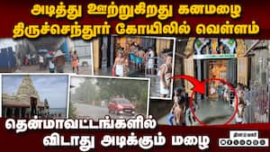 தூத்துக்குடி, நெல்லை, தென்காசியில் கனமழை  