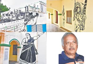 பாதரக்குடியில் ஓர் ஓவிய வீடு